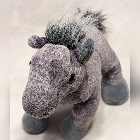 GANZ - WEBKINZ | Kids Arabian Horse Stuffed Animal Toy | Gray HMO98 - No Code - Picture 1 of 12